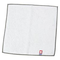 【LAKOLE/ラコレ】 今治産ハンドタオル（シンプル） ホワイト 1セット（1枚×2）