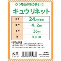 モリリン キュウリネット白緑 24CM 4.2MX36M ML4836 1セット(10袋)（直送品）