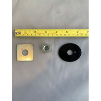 山喜産業 桔木ボルト(饅頭ボルト) 1/2×450mm（頭部＝鋳物、ネジ部＝鉄ユニクロ） 1本（直送品）