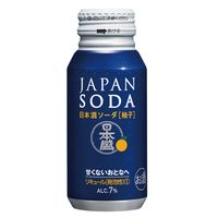 日本盛 日本酒ソーダ  JAPANSODA 柚子（ゆず） 缶 180ml 6本 スパークリング清酒　日本酒　飲み切り