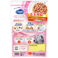 コンボ キャット 毛玉対応 かつお味・まぐろ節・かつお節添え 国産 600g（120g×5袋）1袋 キャットフード