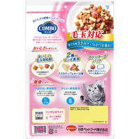 コンボ キャット 毛玉対応 まぐろ味・ささみチップ・かつお節添え 国産 600g（120g×5袋）1袋 キャットフード