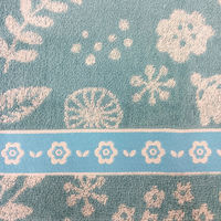 林 バスタオル モニプー ポルク ラビット 5枚セット グリーン(緑) BN503300 1セット(5枚入)（直送品）