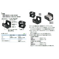 鍋屋バイテック会社 モータブラケット ボールねじ用 小型機器/軽荷重向け(カバー無しタイプ) WBS-145-36-25-90 1個（直送品）