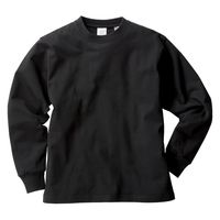 CROSS&STITCH USAコットンロングスリーブ Tシャツ 長袖 無地 イベント用 ディープブラック UCL-951-3-S S 1枚（直送品）