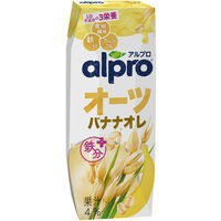 ダノン アルプロ おいしく食物繊維 オーツバナナオレ 香り豊かなバナナの味わい 250ml 1箱（18本入）