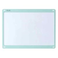 プラス 小型壁掛ホワイトボードやわらかフレーム グリーン 538127 1セット(1台×10)