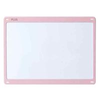 プラス 小型壁掛ホワイトボードやわらかフレーム ピンク 538128 1セット(1台×10)
