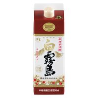 白霧島 25度 900ml パック 1セット（1本×6本） 芋焼酎　霧島酒造
