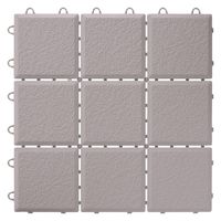 ワタナベ工業 システムエコタイル 30X30cm ライトグレー EJ-303 1セット(120枚)（直送品）