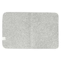 マルナカ ふわっふわ!バスマット ブラン 2475 1セット(3枚)（直送品）