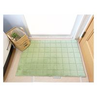 マルナカ 日本製バスマット:LLサイズ60x90cmグリーン 2360 1枚（直送品）