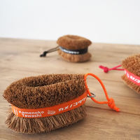 亀の子束子 カメノコタワシ Obi オレンジ 1個 亀の子束子西尾商店