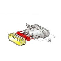 JTC ハウジング4極F(メス端子用) 44.23680/0 1個 507-3682（直送品）