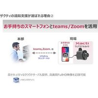 グリーンクロス Xacti CXーWE300 [業務用ウェアラブルカメラ 胸部装着型 UVC出力対応モデル] 6300033773 1台（直送品）