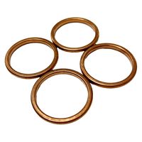 ALBA エキゾーストマフラーガスケット(4個入) EGM-08-4 1袋（直送品）