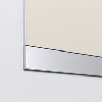 ベルク アルモード 掲示ボード 696 シルバー/ボードライトグレー 屋内用 W1200×H1010 696CーGY 153466 1台（直送品）