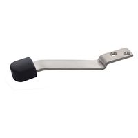 New Hikari (ニューヒカリ) ライズ戸当り シルバー黒ゴム SH-TRZ90S-K 清水 1個（直送品）