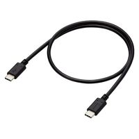 タイプCケーブル (USB-C to C) PD対応 100W 50cm 黒 MPA-CC5P05BK エレコム 1本