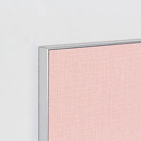 ベルク アルモード 掲示ボード 694 シルバー/ボードピンク 屋内用 W600×H450 694CーP 153333 1台（直送品）