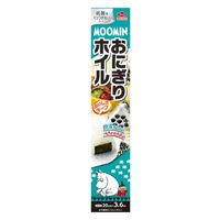 おにぎりホイル ムーミン 北欧柄 20cm×3.6m 抗菌 2層構造でべちゃつかない 日本製 1本 東洋アルミエコープロダクツ