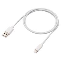 エレコム iPhone充電 ライトニングケーブル 1m 最大12W 白 MPA-UALEC10WH 1個
