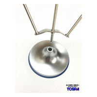 東京製旗 卓上旗用ミニポール3本立台 41913 1台（わけあり品）