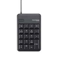 テンキー 有線 Tabキー付き EU RoHS指令準拠 メンブレン ブラック TK-TCM011BK/RS エレコム 1個（わけあり品）