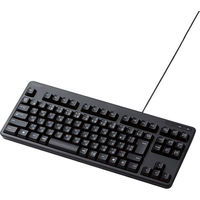 エレコム 有線キーボード/メンブレン式/コンパクトサイズ/ブラック TK-FCM103BK 1個（わけあり品）