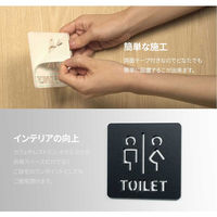 LALLABOX 中抜きピクトサイン WOMEN TYPE3 90*90 ホワイト 458261475 1枚（直送品）