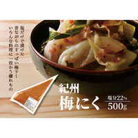 中田食品 紀州梅にく白 500g×5個 4904046024104 1セット(5個)（直送品）