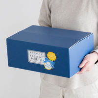 【80サイズ】ヘッズ 無地ツートーン撥水宅配ギフトBOX-1 MTN-HCT1 W356×D256×H152mm 1梱包（10枚）