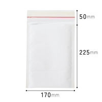 【クッション付封筒】緩衝材付宅配ペーパーバッグ W170×H225mm 白 1セット（100枚）ヘッズ MWH-TBP3