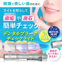 オムニ デンタルプラークチェックライト 歯石歯垢チェッカー 虫歯予防 OMC-DTHA001 1台（直送品）