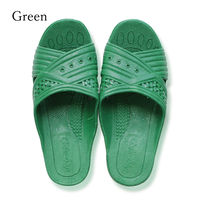 ストロング 防水 シャワーサンダル 紳士M グリーン 10-7-004 1足