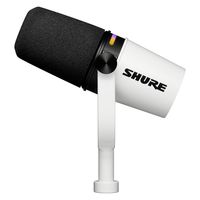 SHURE カーディオイドダイナミック型ポッドキャストマイクロホン ホワイト MV7+-W-J 1個（直送品）