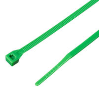 アスクル 結束バンド 緑 長さ150mm 5パック（500本） 1パック（100本入）×5袋 オリジナル