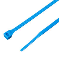 アスクル 結束バンド 青 長さ150mm 5パック（500本） 1パック（100本入）×5袋 オリジナル