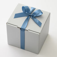 ヘッズ 両面サテンリボンSMOKYBLUE16mm 1袋（1巻入）