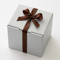 ヘッズ 両面サテンリボンBROWN16mm 1袋（1巻入）