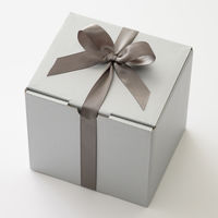 ヘッズ両面サテンリボンGRAY16mm 1袋（1巻入）