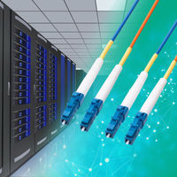 サンワサプライ  コード集合型光ファイバケーブル（シングルモード、LC×2-LC×2、50m） HKB-CSLCLC1-050（直送品）