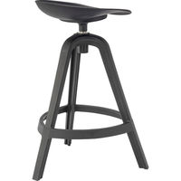 東谷 ROOM ESSENCE ハイスツール ブラック CL-487BK 1脚（直送品）