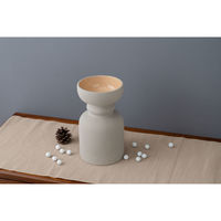 東谷 ROOM ESSENCE 花瓶 グレー CLY-33GY 1個（直送品）