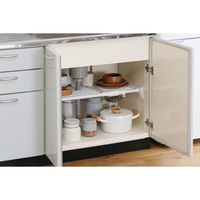 アイリスオーヤマ 超強力伸縮ワイド棚 ホワイト H-J-W110R 1個