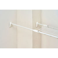 アイリスオーヤマ 超強力伸縮ワイドメッシュ棚 ホワイト H-J-WM110R 1個