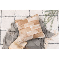 東谷 ROOM ESSENCE クッション 幅450×奥行450×高さ160mm ベージュ FAB-102BE 1個（直送品）