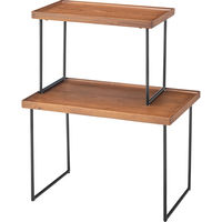 東谷 ROOM ESSENCE ミニテーブル S 幅500×奥行300×高さ330mm ブラウン GT-313BR 1台（直送品）