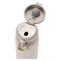 アイリスオーヤマ 水筒 350ml ワンタッチ スクリュー 保冷 保温 ステンレスケータイボトル SKB-O350 アイボリー（直送品）