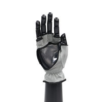 コーコス信岡 冷感手袋手のひら無し グレー Lサイズ Z-404 1双